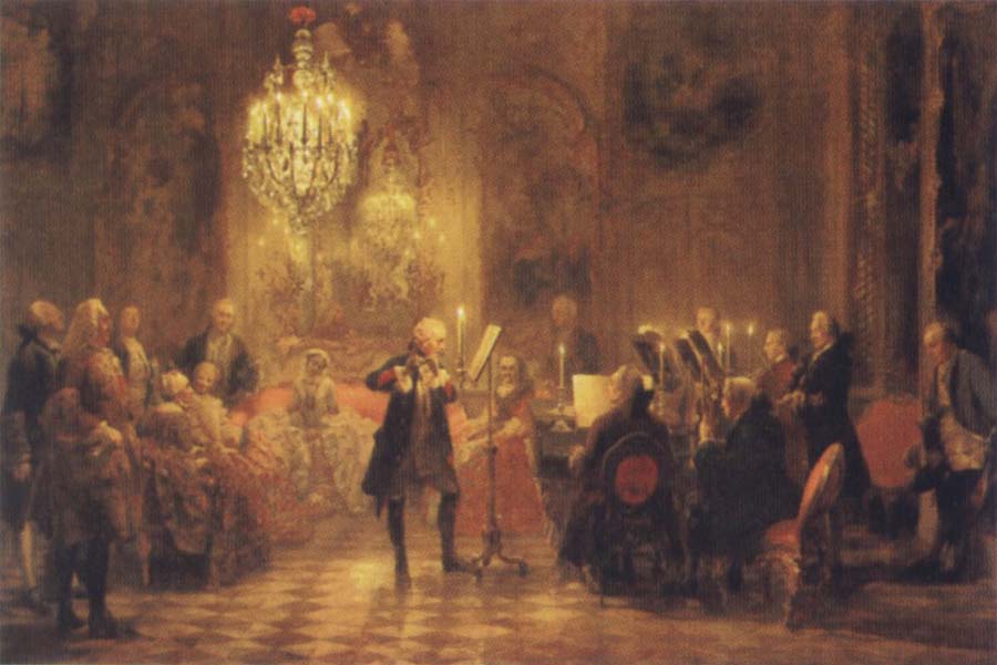 The Flute Concert of Frederick II at Sanssouci